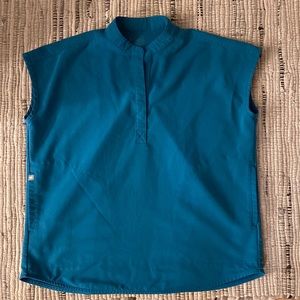 FIGS PACIFIC BLUE Rafaela top (FREE SHIPPING)